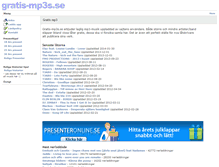Tablet Screenshot of gratis-mp3s.se